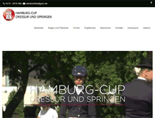 Tablet Screenshot of hamburg-cup.com